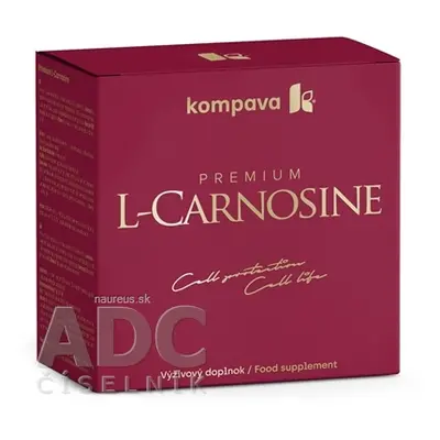 KOMPAVA spol. s r. o. Kompava Premium L-Carnosine + Dárek cps 60 ks + ACIDO FIT pomeranč tbl eff