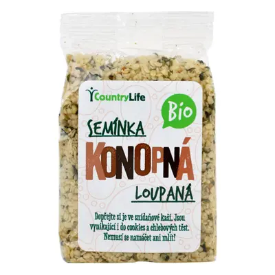 Country Life Konopná semínka loupaná 100 g BIO 100 g