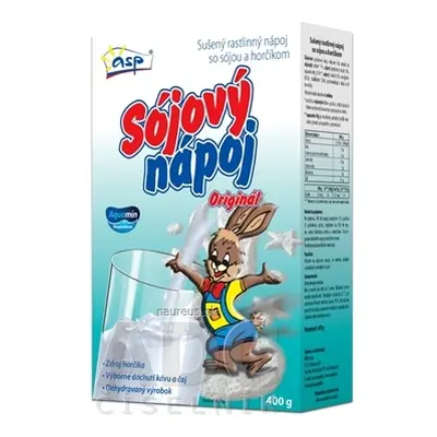 A S P s.r.o. asp sójové nápoje Originál (Zajac) sušený 1x400 g 400g