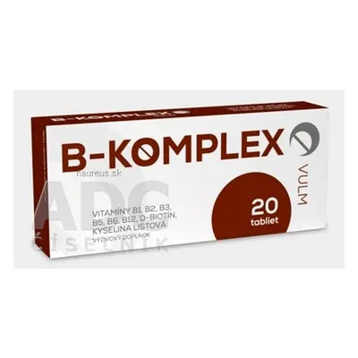 VULM s.r.o. VULM B-KOMPLEX tbl flm 1x20 ks