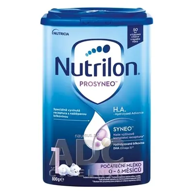 Nutricia Infant Nutrition Ltd. Nutrilon 1 PROSYNEO HA - Hydrolyzed Advance počáteční kojenecká v