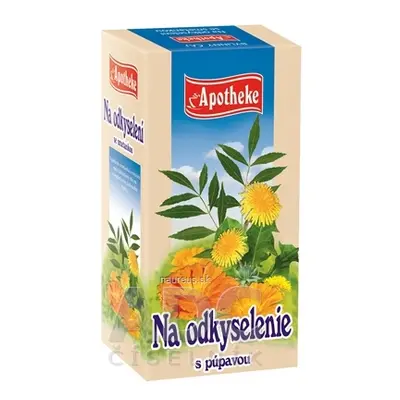 MEDIATE s.r.o. APOTHEKE ČAJ NA odkyselení S pampeliška 20x1,5 g (30 g) 20 x 1.5 g