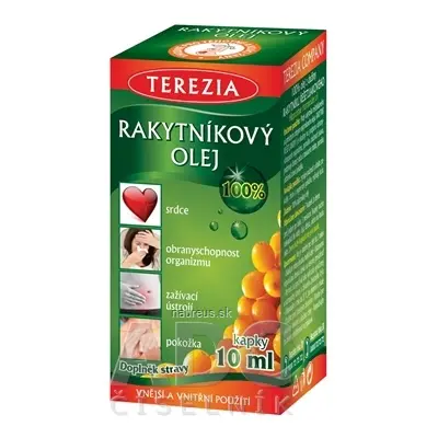 TEREZIA COMPANY s.r.o. TEREZIA RAKYTNÍKOVÝ OLEJ - 100% (inov.2020) kapky 1x10 ml 10ml