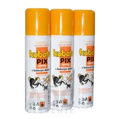 AVEFLOR, a.s. Kubata Pix spray s bukovým dehtem, pro zvířata, 1x150 ml 150ml