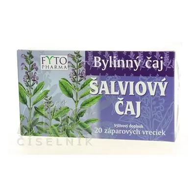 FYTOPHARMA, a.s. FYTO šalvějový ČAJ 20x1 g (20 g) 20 x 1 g