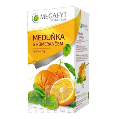 Megafyt Pharma s.r.o. MEGAFYT Meduňka s pomerančem 20x2 g (40 g) 20 x 2 g