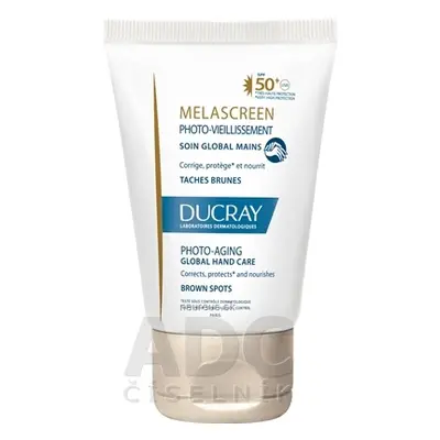 Pierre Fabre Dermo-cosmétique DUCRAY MELASCREEN SOIN GLOBAL MAINS SPF50+ fotostárnutí - komplexn