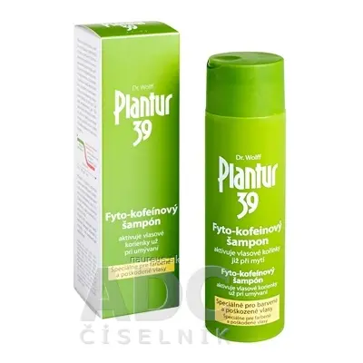 Dr. Wolff Plantur 39 Fyto-Kofeinový šampon pro barvené vlasy 1x250 ml 250 ml