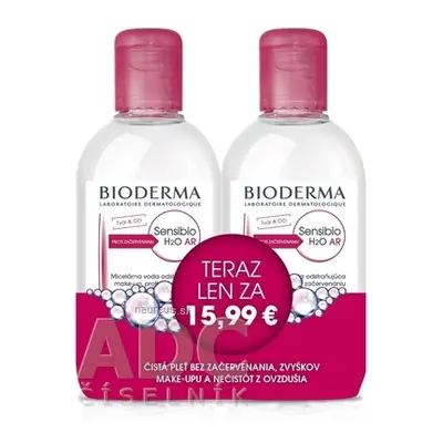 LABORATOIRE BIODERMA BIODERMA Sensibio H2O AR FESTIVAL micelární pleťová voda na citlivou pleť 2