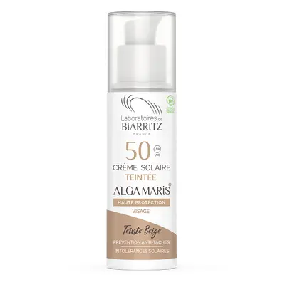 Laboratoires de Biarritz ALGA MARIS tónovací krém Beige s faktorem SPF50 50ml