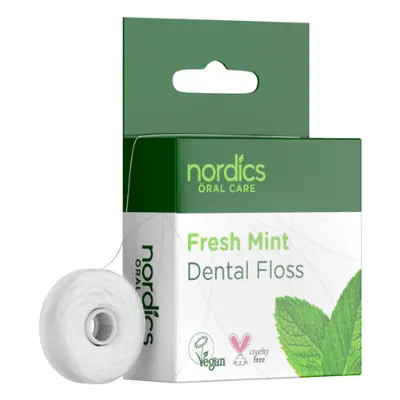 nordics oral care Dentální nit Fresh Mint z kukuřičného škrobu 50m