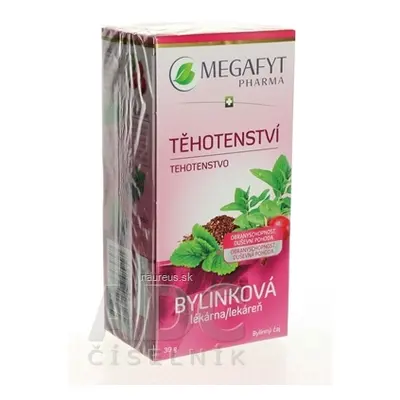 Megafyt Pharma s.r.o. MEGAFYT Bylinková lékárna TĚHOTENSTVÍ bylinný čaj 20x1,5 g (30 g) 20 x 1.5