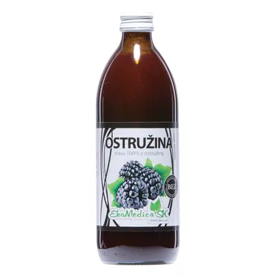 EkoMedica Šťáva Ostružina 100% - 500 ml 500 ml