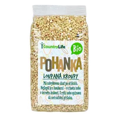 Country Life Pohanka loupaná kroupy 500 g BIO 500 g