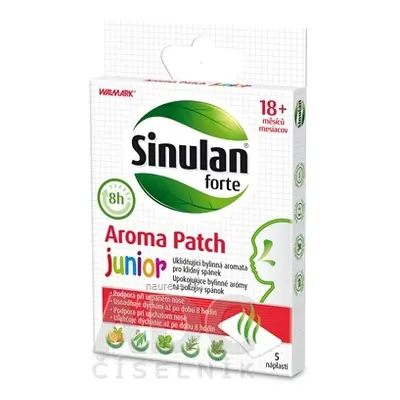 EUROSIREL SpA WALMARK Sinulan forte Aroma Patch junior náplast 1x5 ks 5 ks