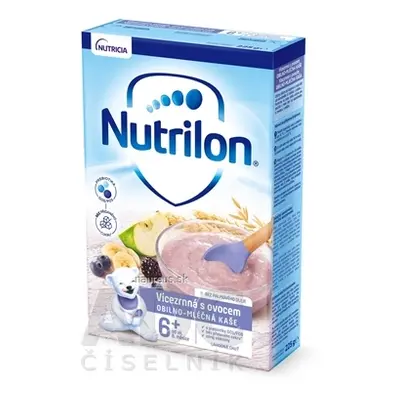 NUTRICIA Zakłady Produkcyjne Sp. z o.o. Nutrilon obilno-mléčná kaše vícezrnná s ovocem, bez palm