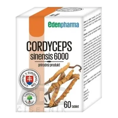 Ing. RNDr. Ivan Olejníček - MedinTerra EDENPharma CORDYCEPS sinensis 6000 tbl 1x60 ks tbl 1x60 k