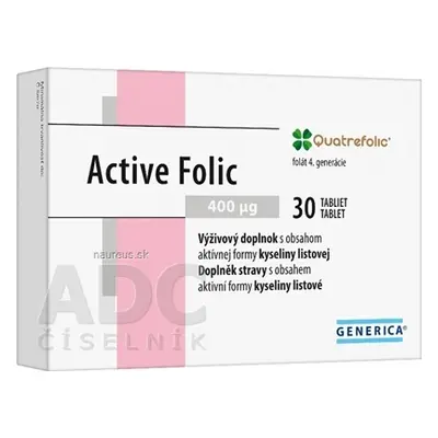 GENERICA spol. s r.o. GENERICA Active Folic tbl 1x30 ks 30 ks