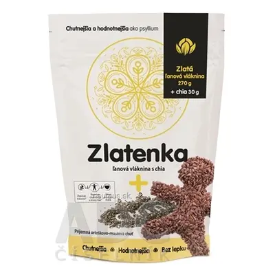 Simply You Pharmaceuticals a.s. Zlatěnkou Lněná vláknina a chia (270 g lněná vláknina + 30 g chi