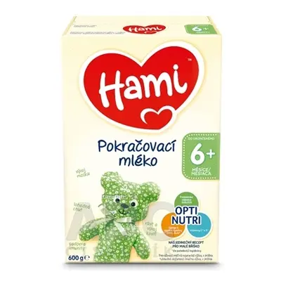 NUTRICIA Zakłady Produkcyjne Sp. z o.o. Hami následné mléko (od ukonč. 6. měsíce) pokračovací ko