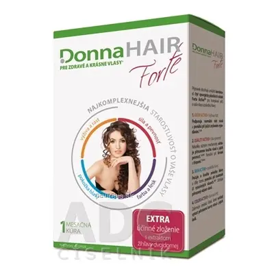 Simply You Pharmaceuticals a.s. Donna HAIR Forte cps (1 měsíční kúra) 1x30 ks 30 ks