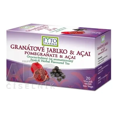 FYTOPHARMA, a.s. FYTO GRANÁTOVÉ JABLKO & ACAI ovocno-bylinný čaj 20x2 g (40 g) 20 ks