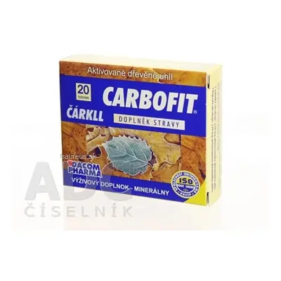 DACOM Pharma s.r.o. Carbofit Čárkll cps 1x20 ks 20 ks