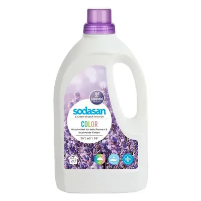 SODASAN COLOR tekutý prací prostředek levandule 1,5 L 1.5 l