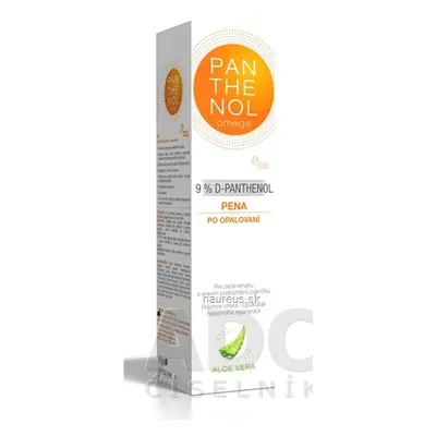 OMEGA PHARMA a.s. omega PANTHENOL 9% ALOE VERA pěna po opalování 1x150 ml 150 ml