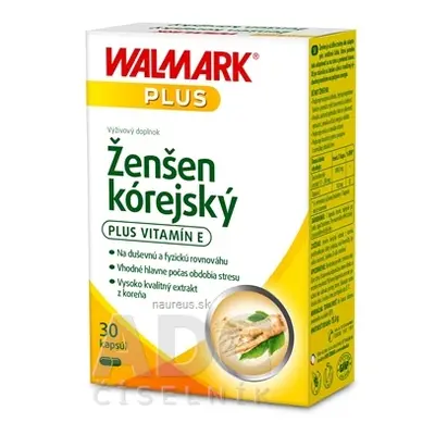 WALMARK, a.s. WALMARK Ženšen korejský cps (inů. Obal 2018) 1x30 ks 30 ks