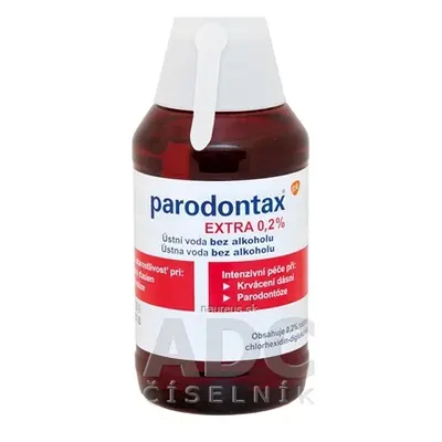 GlaxoSmithKline Consumer Healthcare Parodontax Extra 0,2% ústní voda 1x300 ml 300 ml