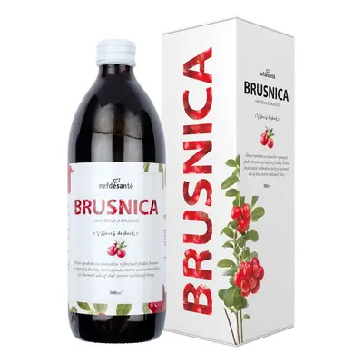 Nefdesante Brusinek (100% šťáva z brusinky velkoplodé s přídavkem vitamínu C 500 ml) 500 ml