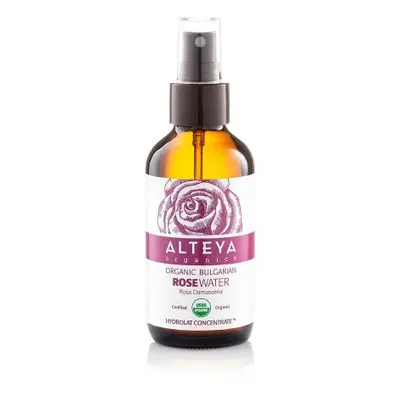 Alteya Organics Růžová voda bio Alteya ve skle 120 ml 120ml