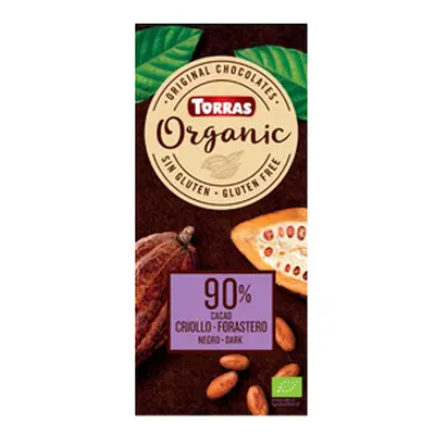 Torras ES Torras Organic hořká - 90% 100g 100 g