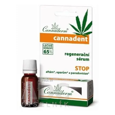 Simply You Pharmaceuticals a.s. Cannaderm Cannadent regenerační sérum na afty a opary 1x5 ml 5 m