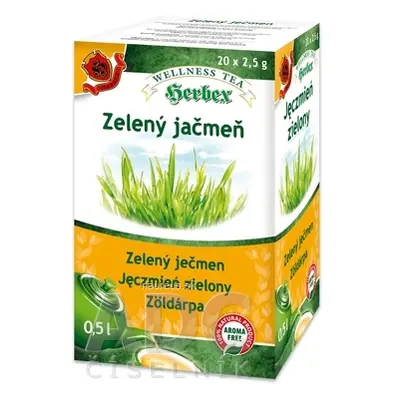 HERBEX spol. s r.o. HERBEX ZELENÝ JEČMEN bylinný čaj 20x2,5 g (50 g) 20 x 2.5 g