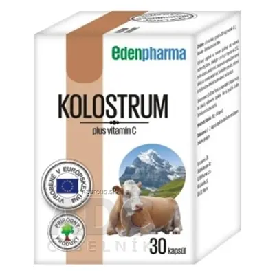 EDENPharma, s.r.o. EDENPharma KOLOSTRUM cps (1000 mg) 1x30 ks 30 ks