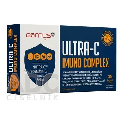 BioPol GN s.r.o. div. Pharma United Ltd. (CAN) Barnys ULTRA-C imunitě COMPLEX cps 1x30 ks 30 ks