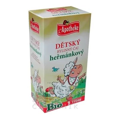 MEDIATE s.r.o. APOTHEKE BIO DĚTSKÝ BYLINNÝ ČAJ heřmánkový nálevové sáčky (od ukončeného 1. týdne