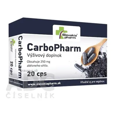 Slovakiapharm SK, s.r.o. Slovakiapharm CarboPharm cps 1x20 ks