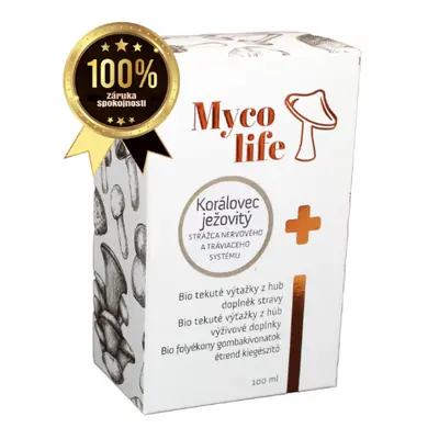 Mycolife MYCOLIFE - Hericum (Korálovec ježovitý) - 100 ml - Strážce nervového a trávicího systém