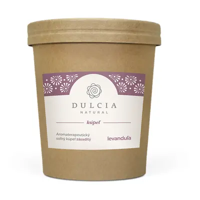 Dulcia natural Aromaterapeutický solný lázeň - zásaditý levandule 550 g 550 g