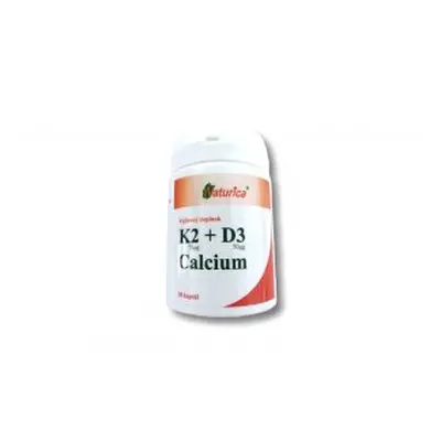 PharmTurica s.r.o. Naturica K2 + D3 Calcium cps 1x30 ks