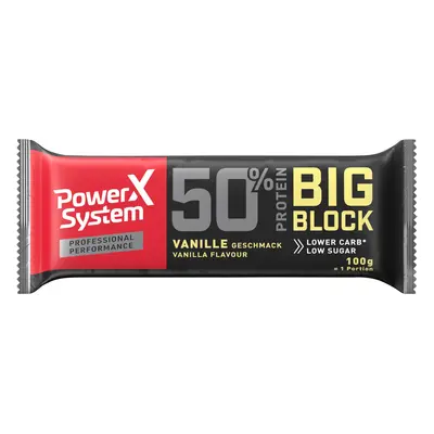 Power Systém Proteinová tyčinka Big Block 50% vanilková 100g 100g