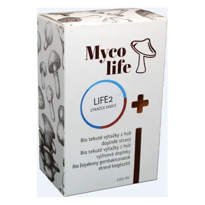 Mycolife MYCOLIFE-LIFE 2 bio Cordyceps, bio Reishi, bio Shiitake, 100 ml - Strážce srdce 100 ml