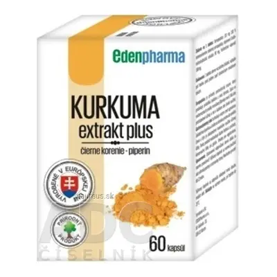 EDENPharma, s.r.o. EDENPharma kurkumy extrakt plus cps 1x60 ks 60 ks