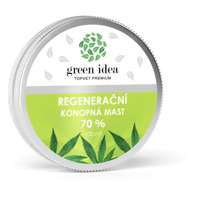 TOPVET Regenerační konopná mast 70% 100 ml 100 ml