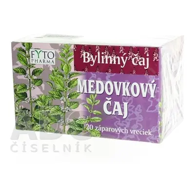 FYTOPHARMA, a.s. FYTO meduňkový ČAJ 20x1 g (20 g) 20 x 1 g