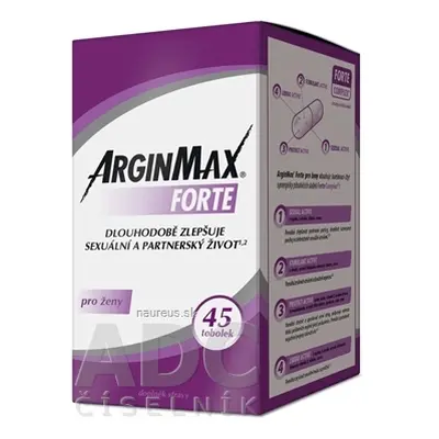 Simply You Pharmaceuticals a.s. ArginMax FORTE pro ženy cps 1x45 ks 45 ks