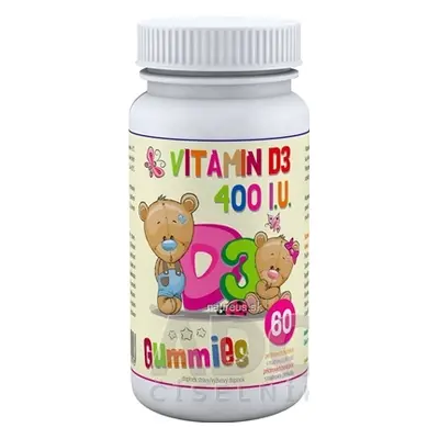 LABORATORIA NATURY Sp. z o.o. VITAMIN D3 400 IU Gummies - Clinical pektinové bonbóny s malinovou